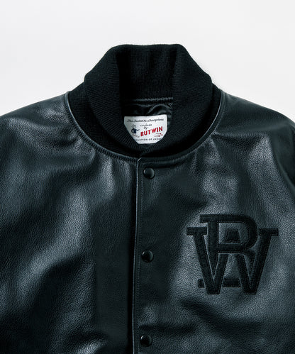 LEATHER STADIUM JACKET(TLS-BTW-000002）