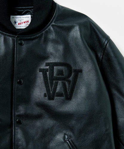 LEATHER STADIUM JACKET(TLS-BTW-000002）