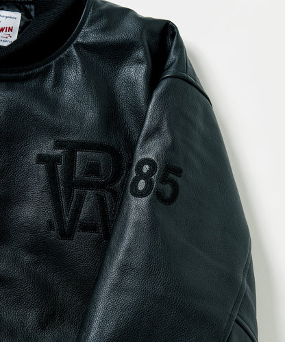 LEATHER STADIUM JACKET(TLS-BTW-000002）